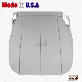 US Auto Nation 832-790-4949 2013 2014 For Toyota Sienna Front Driver Bottom Leather Seat Cover Light Gray