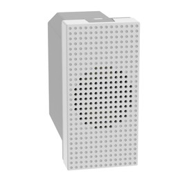 BTICINO MatixGO Segnalatore acustico 1 modulo Bianco SJW4351V230F Suoneria bronzo 230Vac, 8VA, 80dB