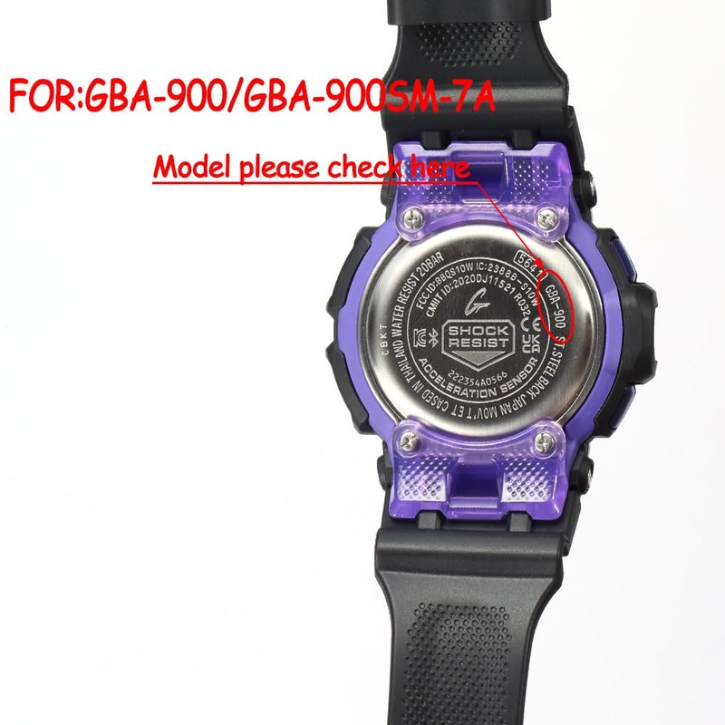 GBA-900 Replacement Watch Band Compatible with Casio GBA-900CB GBA900UU Men's