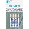 Schmetz Microtex (Sharp) Sewing Machine Needles, Various Assorted Sizes 60/8,