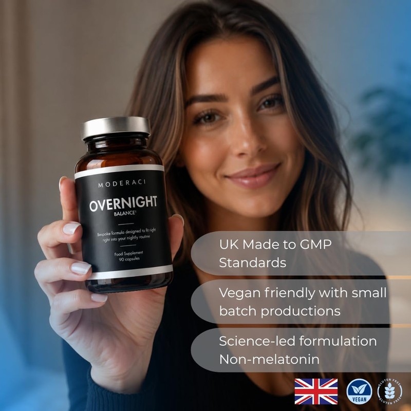 Overnight Balance | Sleep Support Supplement | 90 Capsules |