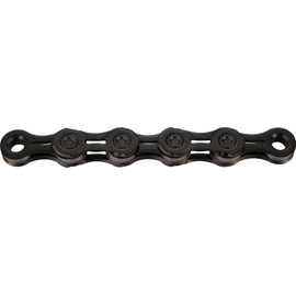 KMC Bicycle Chain, X11EL Blacktech, 1/2 Inch x 11/128 Inch, 118 Links, 11-Speed, Waxed, Black