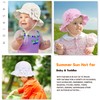 Baby Girl Wide Brim Bucket Hats with UPF 50+ Outdoor