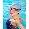 Aegend Gafas de Natación para Adultos, Multicolor, Protección UV y