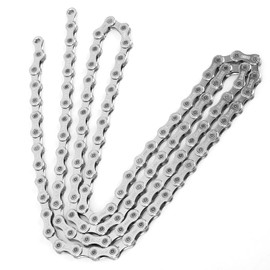 VGEBY Bicycle Chain 10 Compartments, 110 Links Reusable Bicycle Chain Made of Steel with Quick Release Link