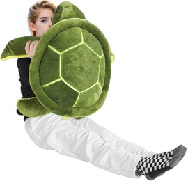 Civaner 20" Soft Plush Sea Turtle, Giant Stuffed Animal Pillow, Tortoise Doll Birthday/Valentine's Day Gift for Kids & Girlfriend