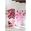 Folat 24317 Pink Paper Curtain Perfect Pink 2 x 1