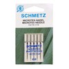 Schmetz 130-705M-60 Needle, Metal, Silver, 60-8 Size, 5 Count