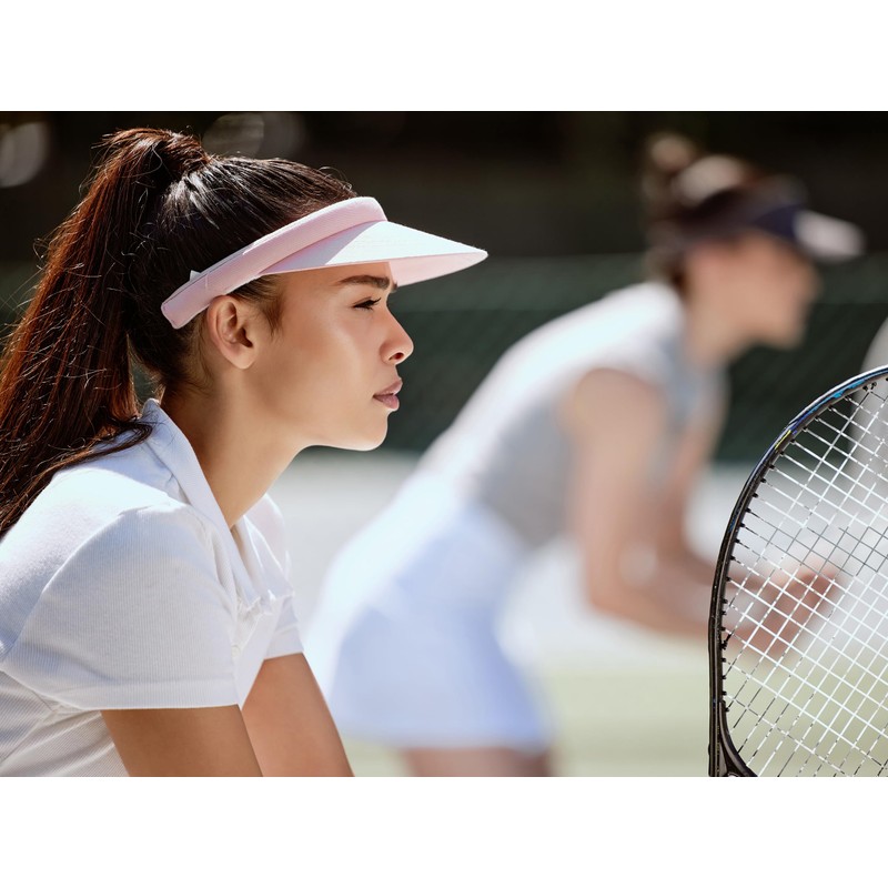 TOP HEADWEAR Sports algodón Swill Clip-on Visor - Masilla