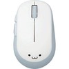 Elecom M-DY13DBWH Blue LED Mouse, EPRIM, Wireless, 5 Buttons, White