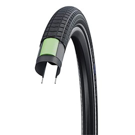 Schwalbe Unisex's Big Ben Plus Perf, GreenGuard, Snakeskin Tyres, Black, 55-406