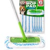 Millifiber Microfiber Reusable Mop Pads Compatible with Swiffer Sweeper (6-Pack)
