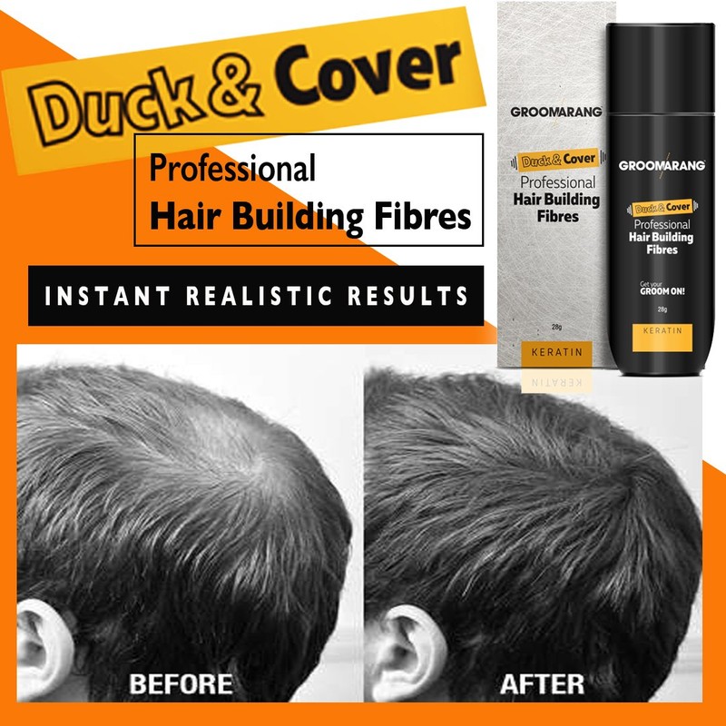 Duck and Cover Groomarang Professional Keratin Hair Building Fibres UK