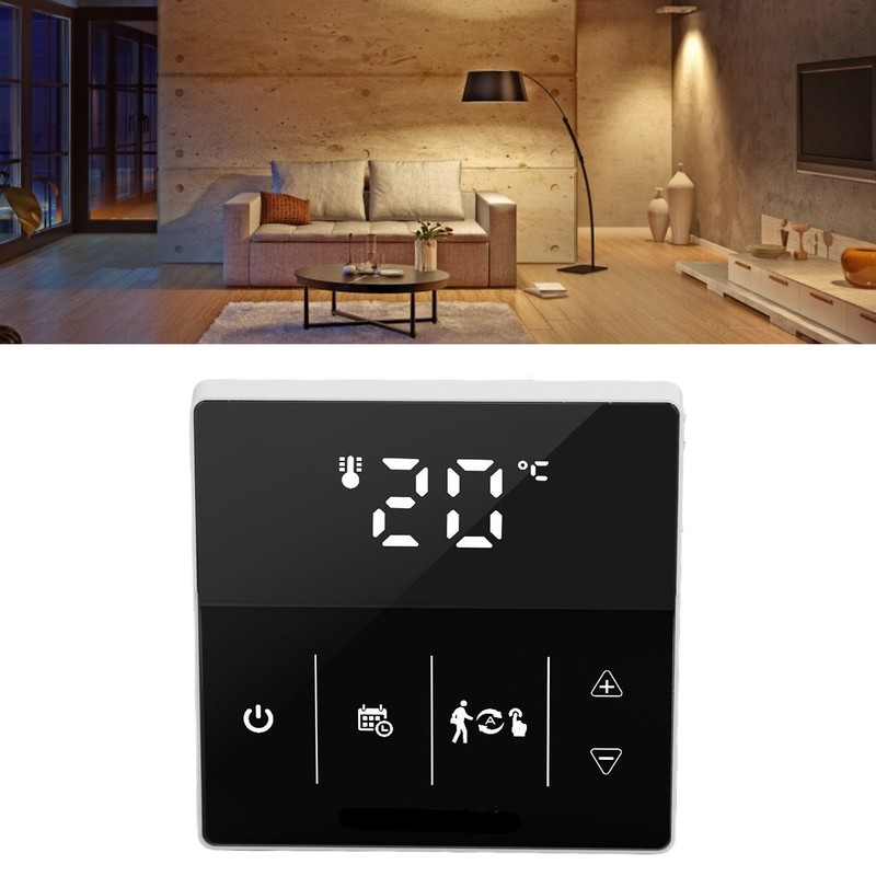 WIFI Thermostat Digital Display Smart Touch Screen Phone APP Voice