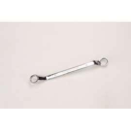 FLZOSPER 22 mm x 24 mm 12 Point 45-Degree Offset Double Box End Wrench Polished Finish, Cr-V