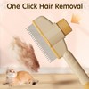 Pet Hair Removal Comb Flea Comb, New Cat Brush with