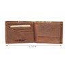 Greenburry Leather Wallet with Skull Motif, Biker Wallet with Skull