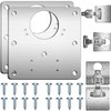 Hinge Repair Plate,2PCS Cabinet Hinge Repair Plate with Customized Screws,Stainless