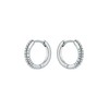 Ted Baker Heplie Crystal Hoop Earrings (14mm outside diameter) For
