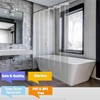 Arayarser 74 Inch Shower Curtain Liner with Magnets & Side