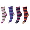 Set of 4 Pairs of Women's Mid-Calf Socks, Soft and