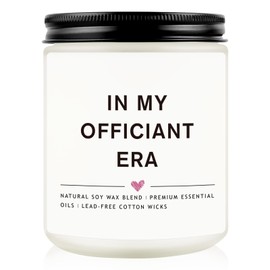 Wedding Officiant Gift, Officiant Proposal Gifts - Thank You Gift for Best Officiant, Wedding Candle - 7 oz Lavender Scented Candle