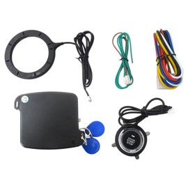 Type Anti-Theft Device Two-Way Car Ignition Switch 12V RFID Engine Start Push Button Keyless Entry Starter Kit