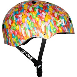 S1 Lifer Helmet for Skateboarding, BMX, and Roller Skating - EPS Fusion Foam, CPSC & ASTM Certified - Jelly Bean Gloss Medium (21.5")