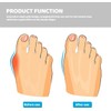32 Piezas Separador de Dedos de Silicona para Pedicura,