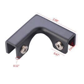 jinyatu 4Pcs Glass Clamp Square Glass Frame 90 Degree Corner L Shape Glass Connector Clip Holder for Rimless Aquarium Shower Door Cube Glass Panel Fixing (Max Clamp 12mm Thick)