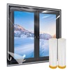 Augblinds 2 Pack Window Insulation Kit, Plastic Window Covering 62