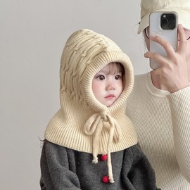 Kids' Winter Knit Balaclava - All-in-One Hat & Scarf for Children & Babies lf2350 One Size/Style 4 3ea