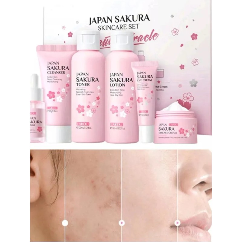 Piel Radiante Set Skincare Japón 6 Piezas
