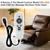 9 Button 5 Pin Female Massage Remote Model DN-34A Replacement