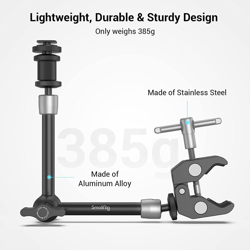 SmallRig SmallRig Super Clamp and Magic Arm (11") w/Cold Shoe
