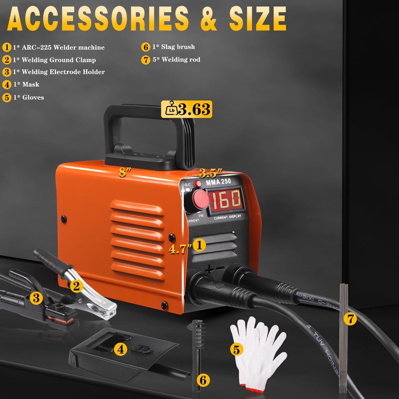 Cmeil MMA250 Welding Machine Mini Home Welder Machine