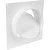 HVAC OV 6" Inch Plastic Straight or Flexible Pipe Flange