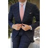 HISDERN Men's Tie Handkerchief Plain Tie & Pocket Square Set