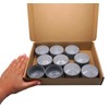 SKIR'CO Pack of 10 Fence Post Caps Round 60 mm