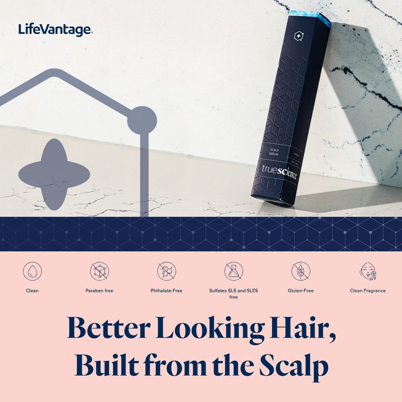 TrueScience by LifeVantage Hair Growth Serum, 50ml - Supports Healthy