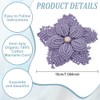 BEUNITONE 4 Sets Flower Crochet Kits for Beginner DIY Floral