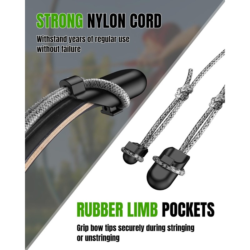 Pawfly Recurve Bow Stringer Tool, Archery Bow Stringer Tool with