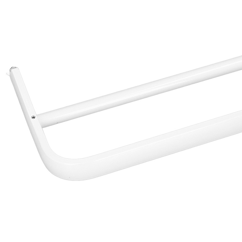 Double Rod Towel Rack Space Aluminum Rustproof Double Towel Bar
