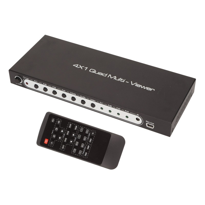 HD Multimedia Interface 4x1 Quad Multi Viewer 4 in 1