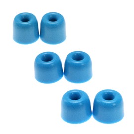 Be In Your Mind 3 Pairs of Noise Isolated Memory Foam Earplugs 3.0 mm Headphone Replacement Parts Compatible with TIN HiFi T2 Pro, 3 Sizes, S/M/L, Blue