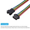 sourcing map Male to Female 5Pin Breadboard Jumper Wire 2.54mm