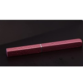 Aplicadores profesionales de brochas de labios, exquisitos pinceles retráctiles para mujeres, lápiz labial portátil brillante herramienta de maquillaje para niñas (rosa)