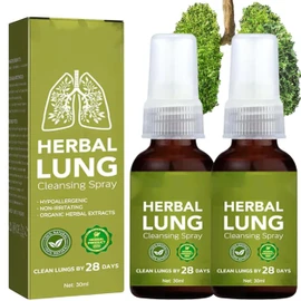 Respinature Herbal Lung Cleanse Mist Powerful Lung Support Cleanse & Breathe Herbal Care Essence 30ML (2PCS)