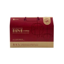 Chong Kun Dang Health Red Ginseng Deer Antler Premium 50ml 30 packets 1 box / 종근당건강 홍삼녹용 프리미엄 50ml 30포 1박스