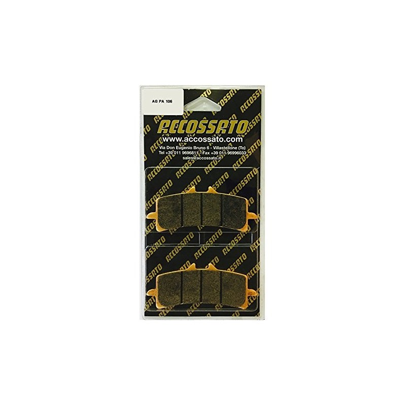 ACCOSSATO Brake Pad for Brembo Racing Calipers > Radial GP4